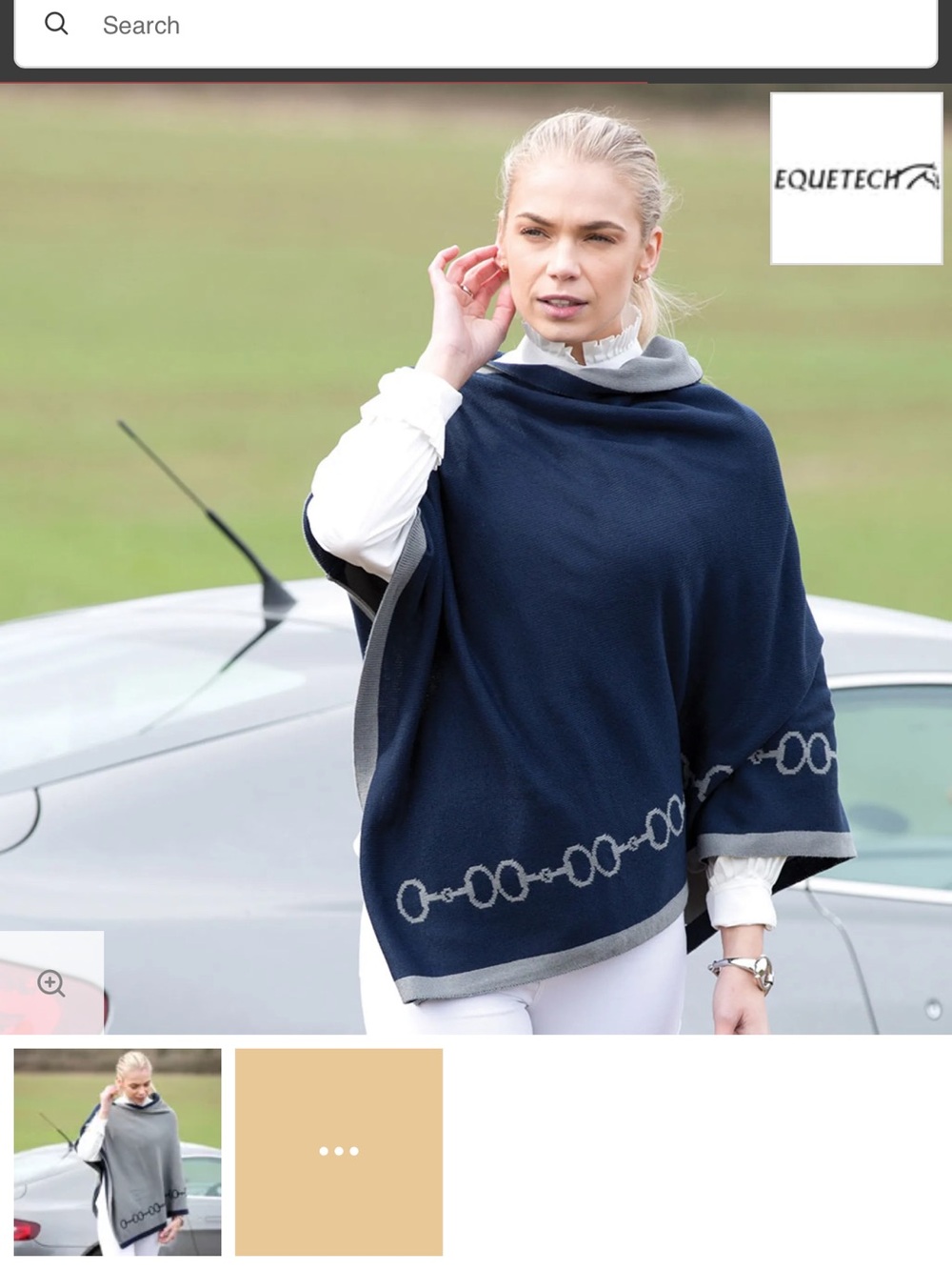 Equetech Reversible Snaffle Poncho